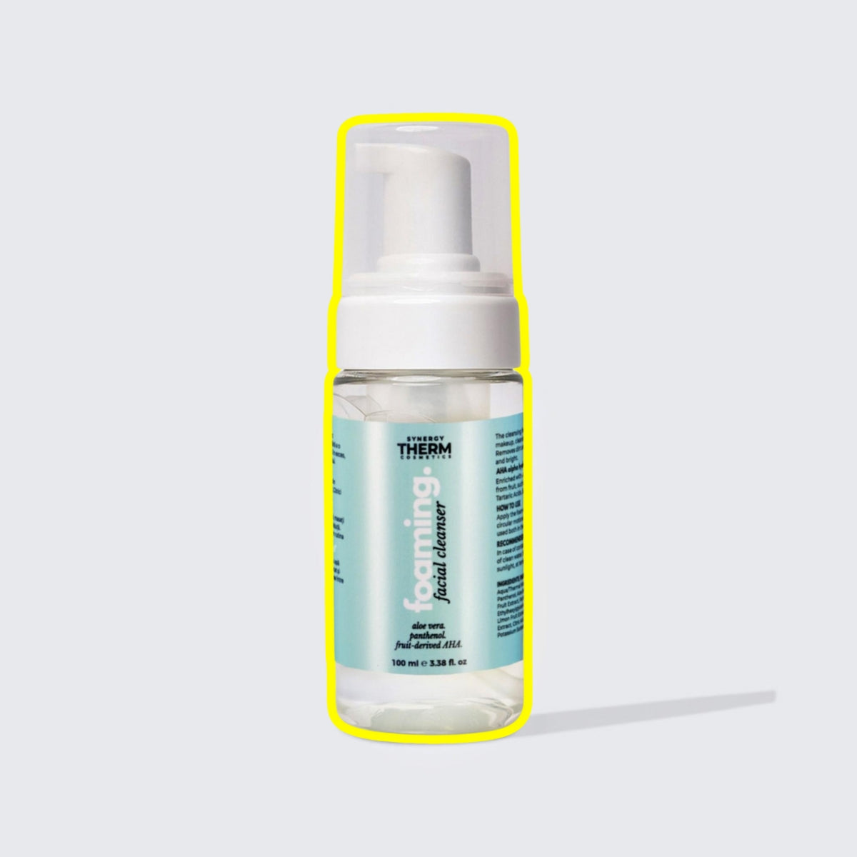 Mini Foaming Facial Cleanser with Fruit-derived Acids, Aloe Vera and Panthenol