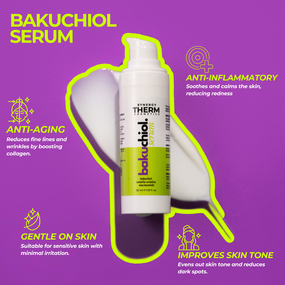 Bakuchiol and Centella Asiatica Anti-Aging Serum