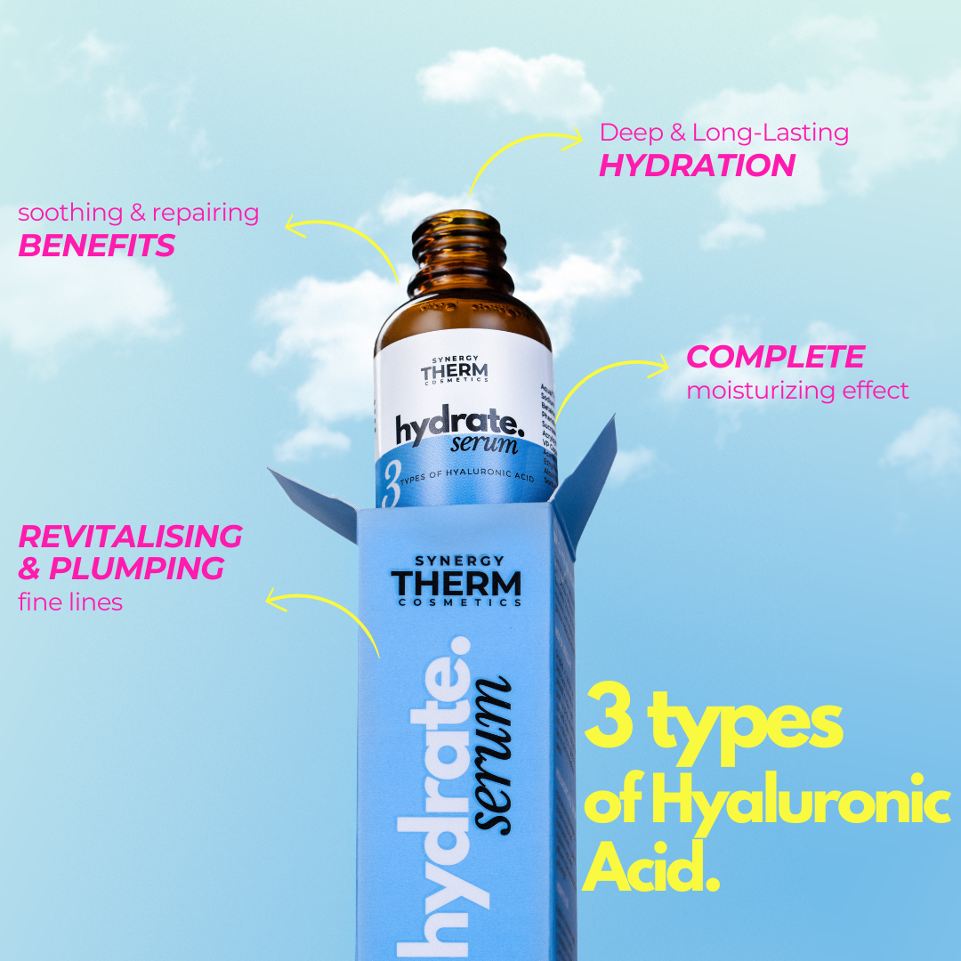 Hydrate Serum with 3 types of Hyaluronic Acid and Provitamin B5