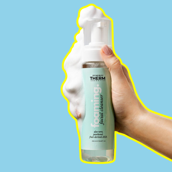 Synergy Therm: Foaming Facial Cleanser with Fruit-derived Acids, Aloe Vera and Panthenol