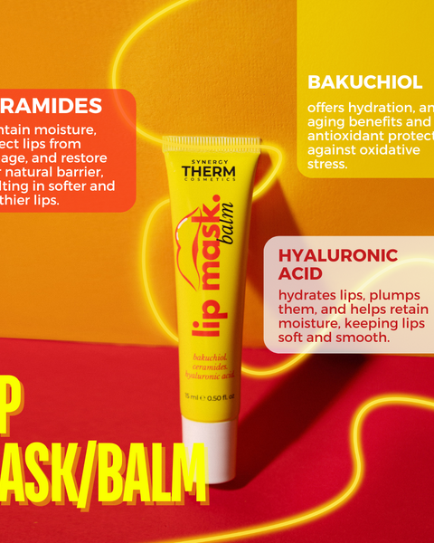 Lip Mask/Balm, Bakuchiol, Ceramide and Hyaluronic Acid